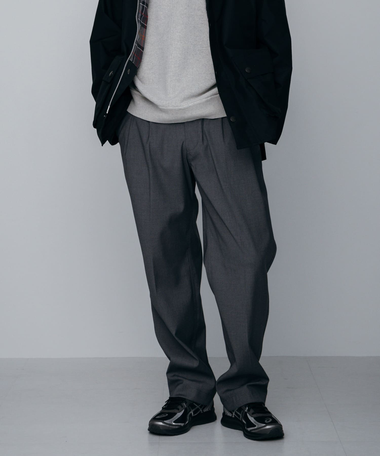 ANOTHER OFFICE / Havana Banded Slacks | ANOTHER OFFICE