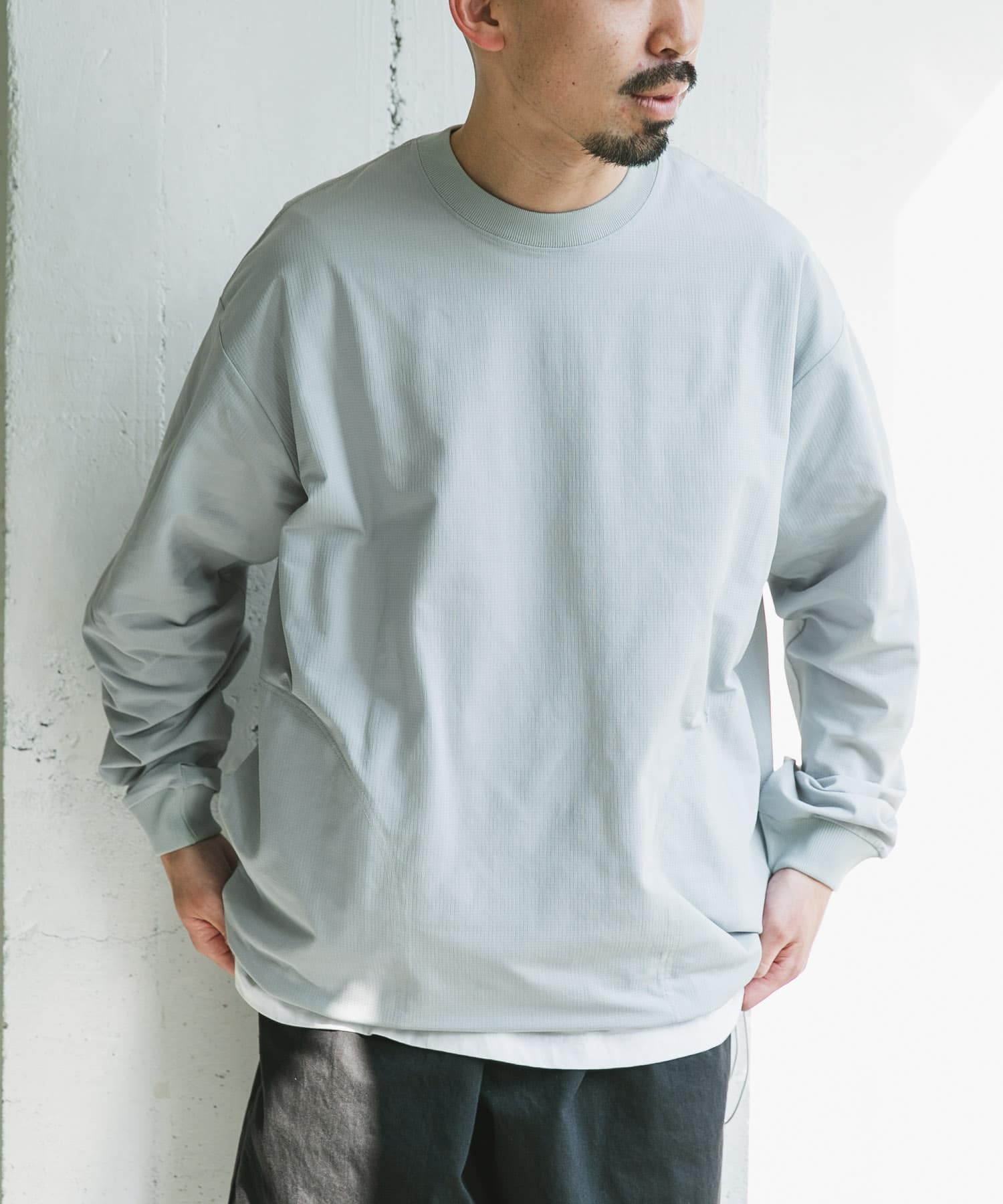 吸水速乾/イージーケア/接触冷感』クイックドライ ワッフルメッシュロングスリーブTシャツ[DRA4-11H402]｜URBAN  RESEARCH公式ファッション通販