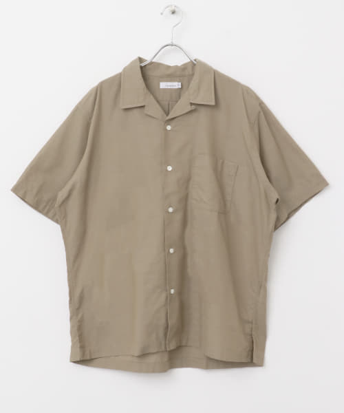 nanamica　Open Collar Panama Short-Sleeve Shirts
