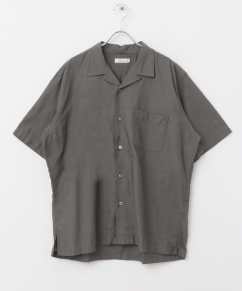 nanamica　Open Collar Panama Short-Sleeve Shirts
