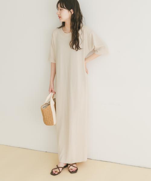 セルフカットTシャツワンピース