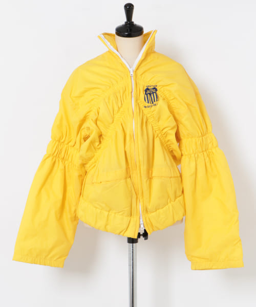 77circa　shirring coach jacket