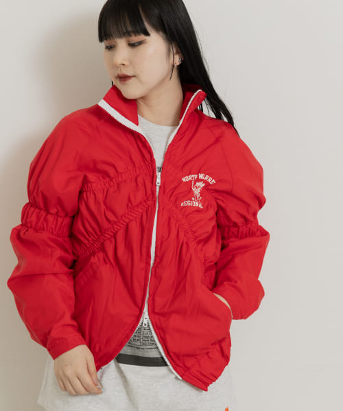 77circa　shirring coach jacket