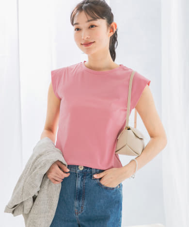 クールタッチスーピマコットンフレンチTシャツ