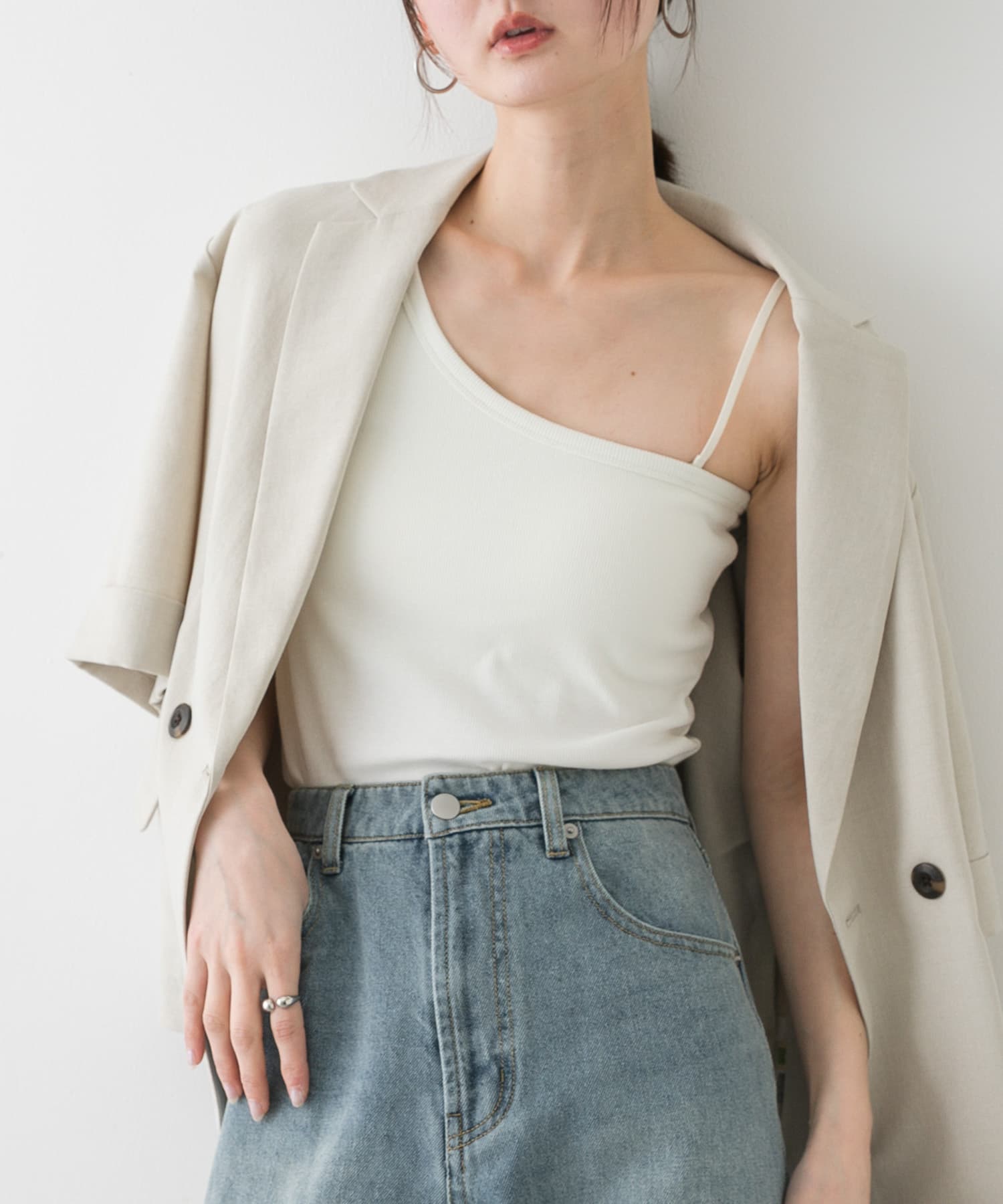Chinatsu Aoyama RE MELLOW PW TOP | RE;CIRCLE STUDIO