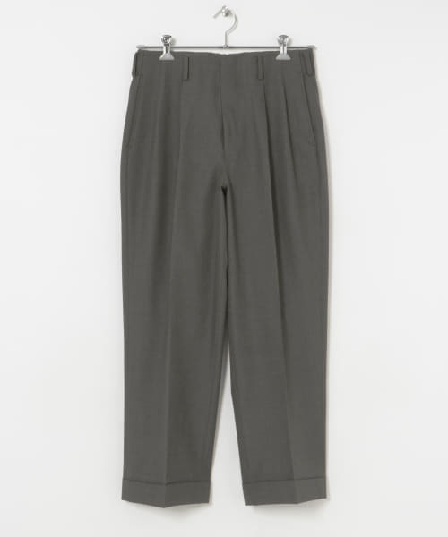 A PRESSE　Wool Gabardine Trousers