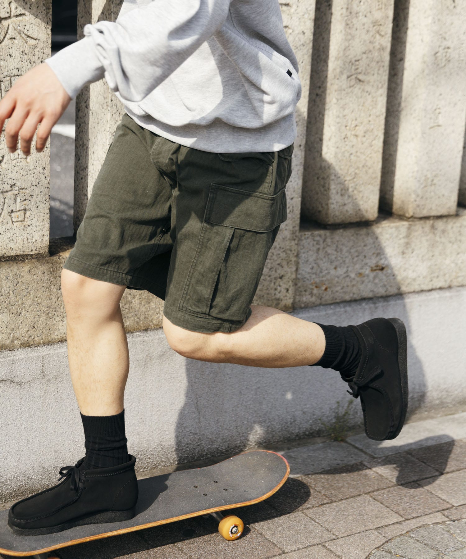 A.PRESSE - M-51 Shorts-Olive-2024STYLE1 | asterisk