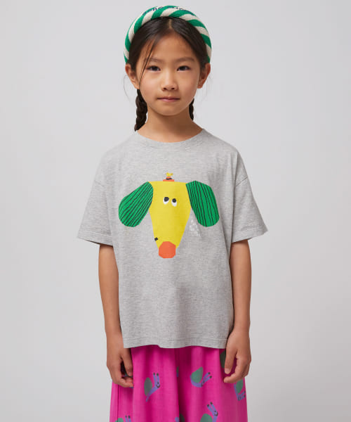 BOBO CHOSES　Happy Dog T-shirts(KIDS)