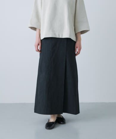 コットンラップスカート