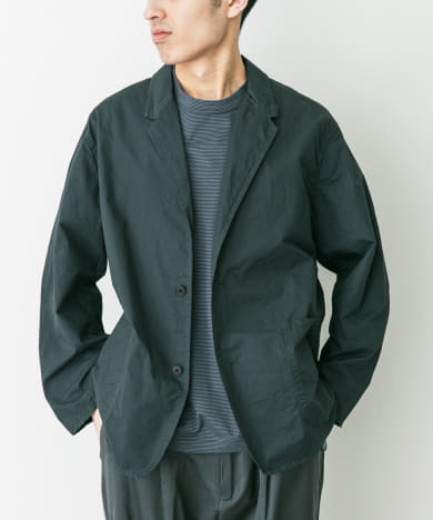STILL BY HAND Garment-dye shirts jacket[DM44BL01241PUS