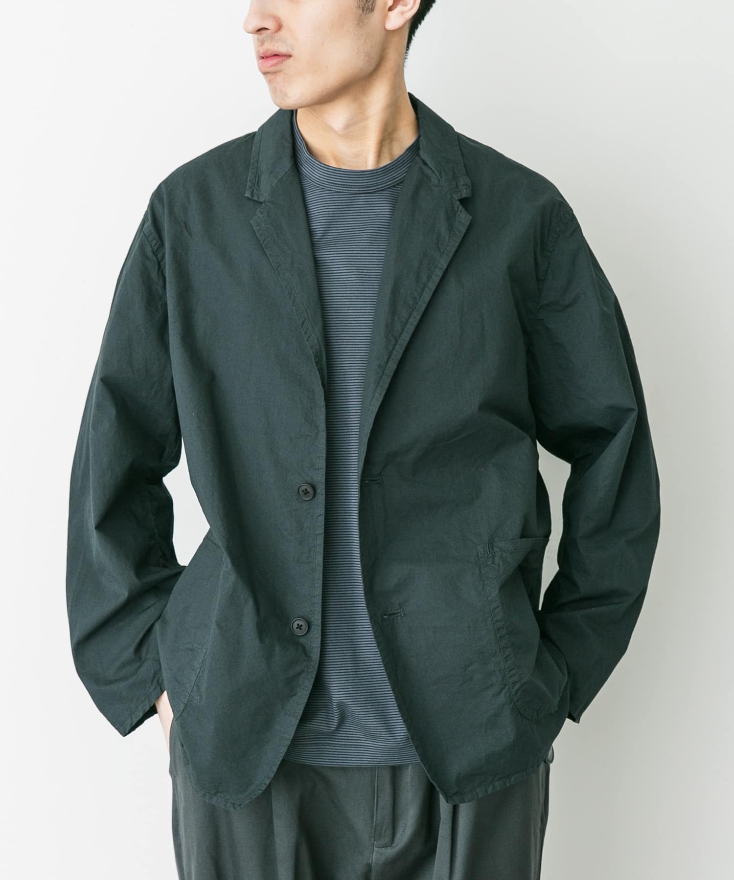 STILL BY HAND Garment-dye 2B jacket[DMA4-JK01251]｜URBAN