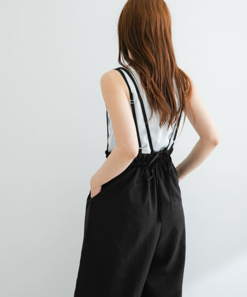 F by ROSSO　Wストラップサロペット