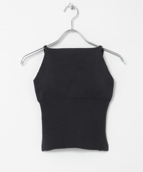 nakes　Cotton Silk Halter Tank
