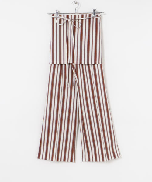 CURRENTAGE　RUSSELL STRIPES PANTS