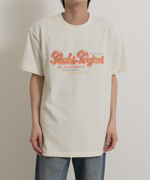 PARKS PROJECT　Metallic Logo S/S Tee by DLOP