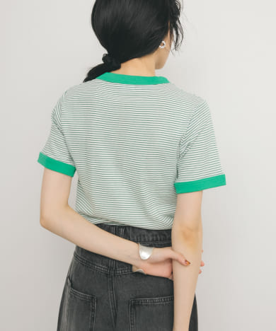 Miller　Panel ribbed T-shirt