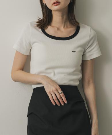 『一部WEB限定カラー』ラウンドネックリブTシャツ(半袖)
