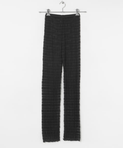 ODAKHA　sheer stripe leggings pants