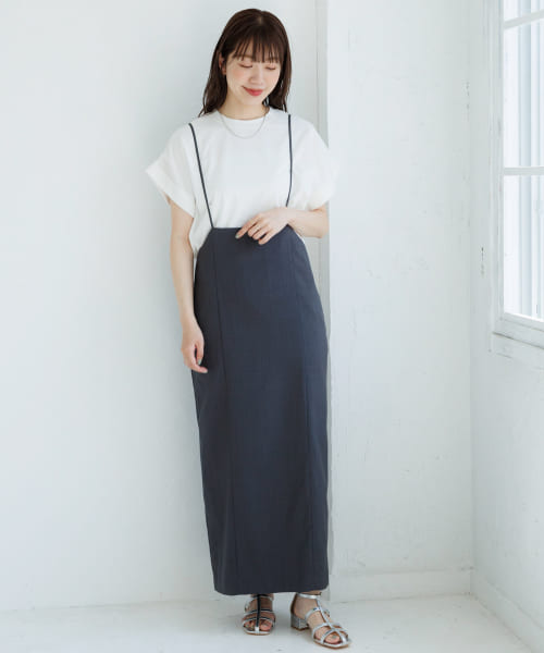 『WEB限定』ナローサスペンダースカート
