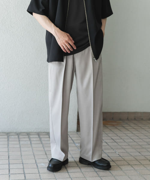 2タックセンタープレススラックス