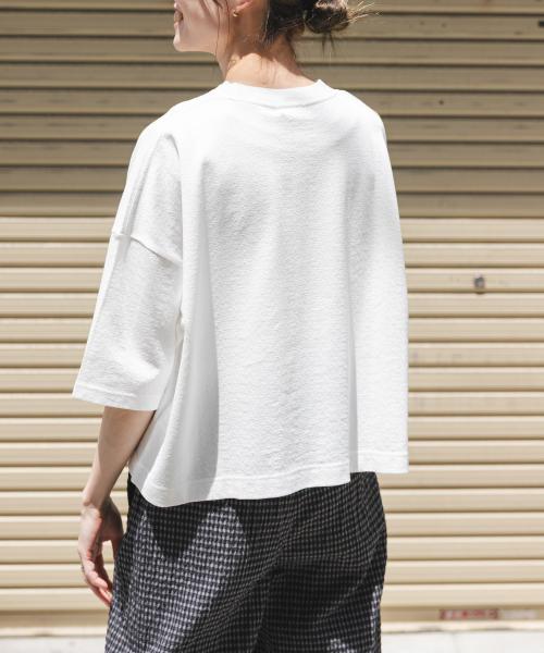FORK&SPOON　ジョーゼットクロップドTシャツ