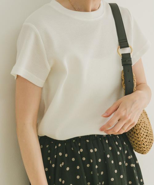 ワッフル半袖Tシャツ