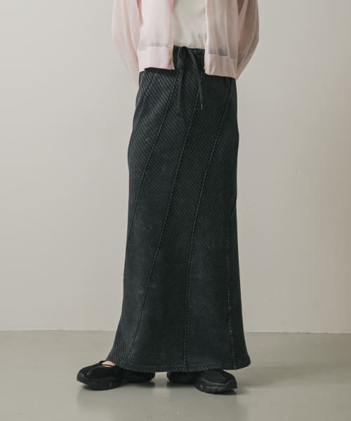 バイアスリブスカート