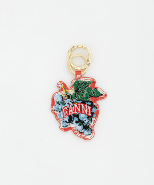 GANNI　Grape Keyring Velvet