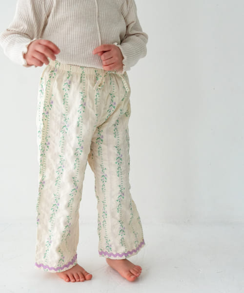 Pippi+Lotta　Flower long pants(KIDS)