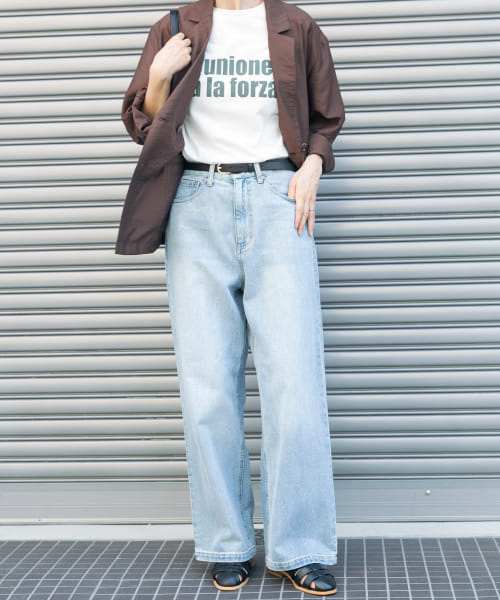 [ITEMS][デニムストレートパンツ]