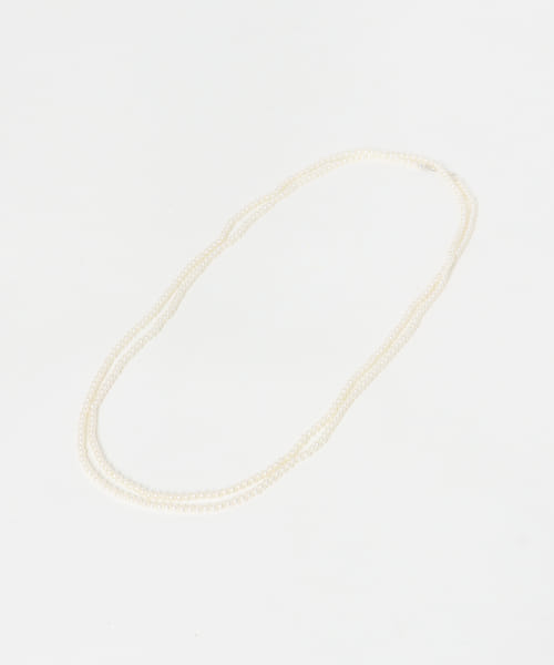 decor『デコール』　4mmPearllongnecklace