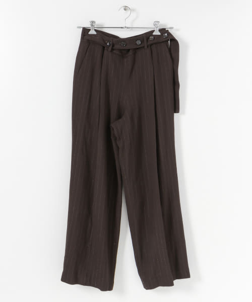 Rito　TUCK WIDE PANTS WITH BELT∴