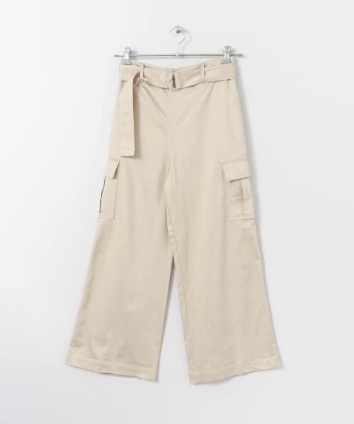 ベルトツキワークワイドパンツ