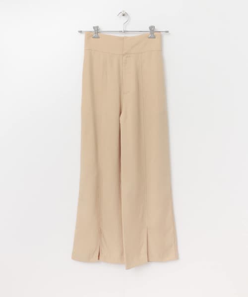 リヨセルスリットワイドパンツ
