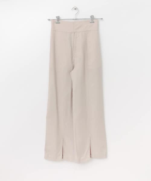 リヨセルスリットワイドパンツ