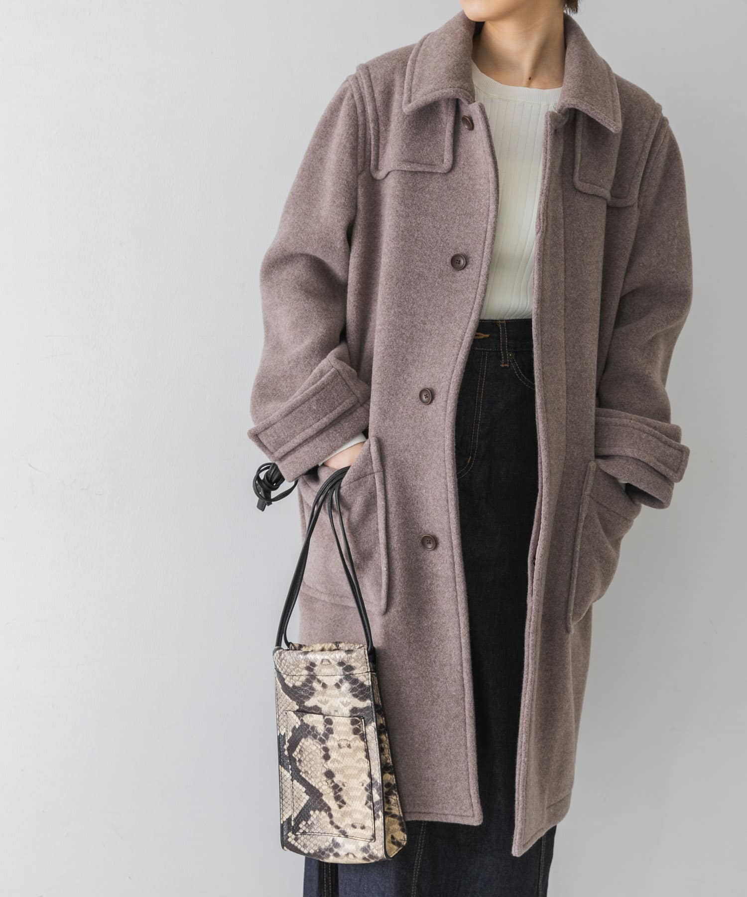 Work Not Work L ウールモッサロングコート Uw07 27u0 Urban Research公式ファッション通販