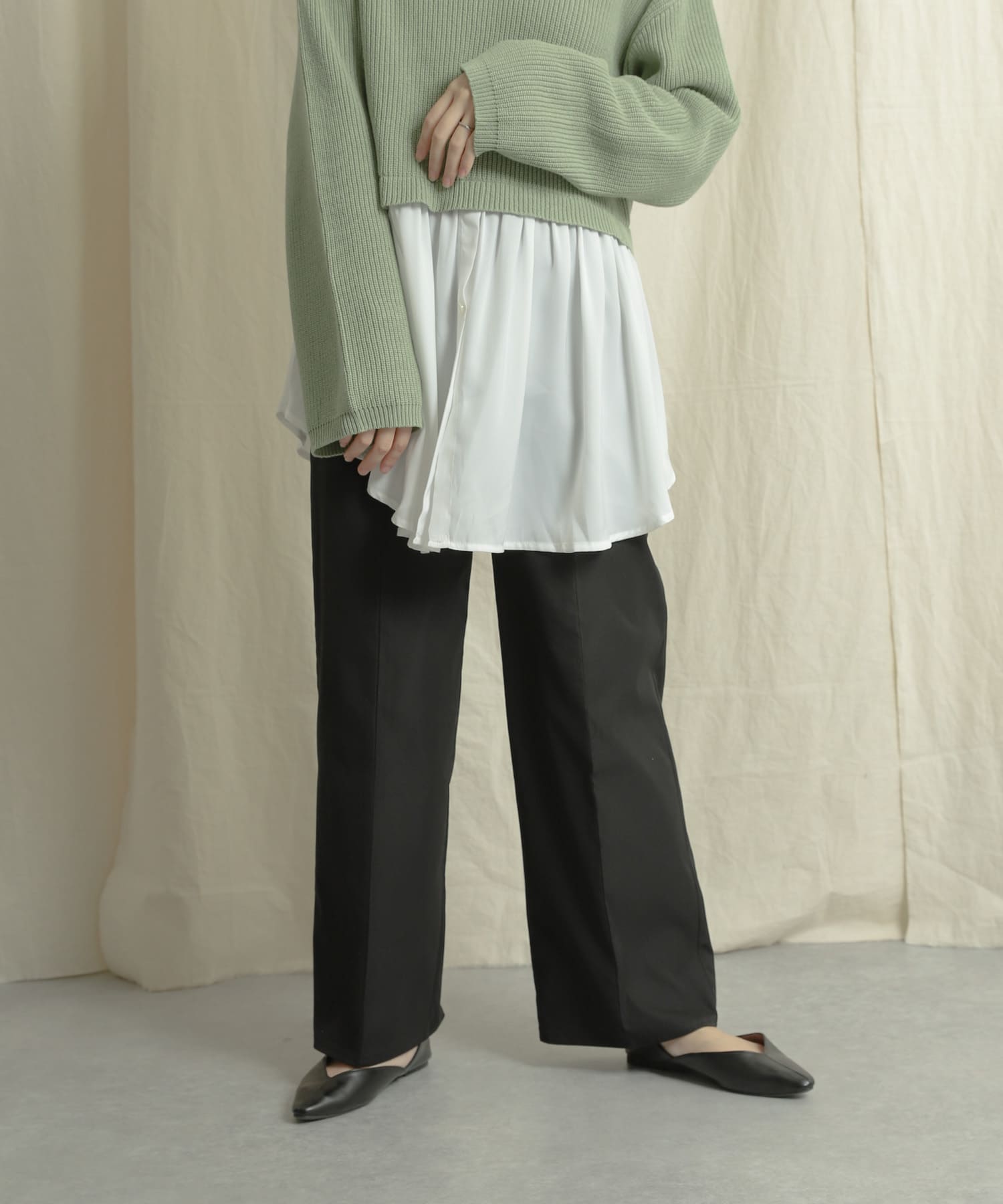 Web 一部店舗限定 セルフカットストレートワイドパンツ 14 24l023 Urban Research公式ファッション通販 Web 一部店舗限定 セルフカットストレートワイドパンツ 14 24l023 Urban Research公式ファッション通販
