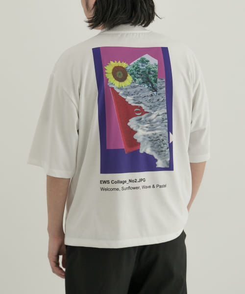 Uiscel　『別注』アートグラフィックTシャツB
