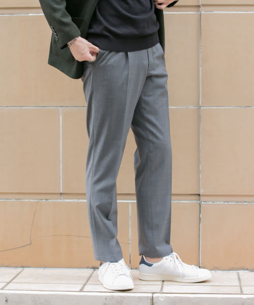 LIFE STYLE TAILOR　ウォッシャブルストレッチドローコードパンツ