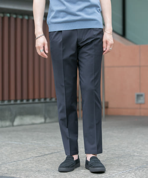 LIFE STYLE TAILOR　ウォッシャブルストレッチドローコードパンツ