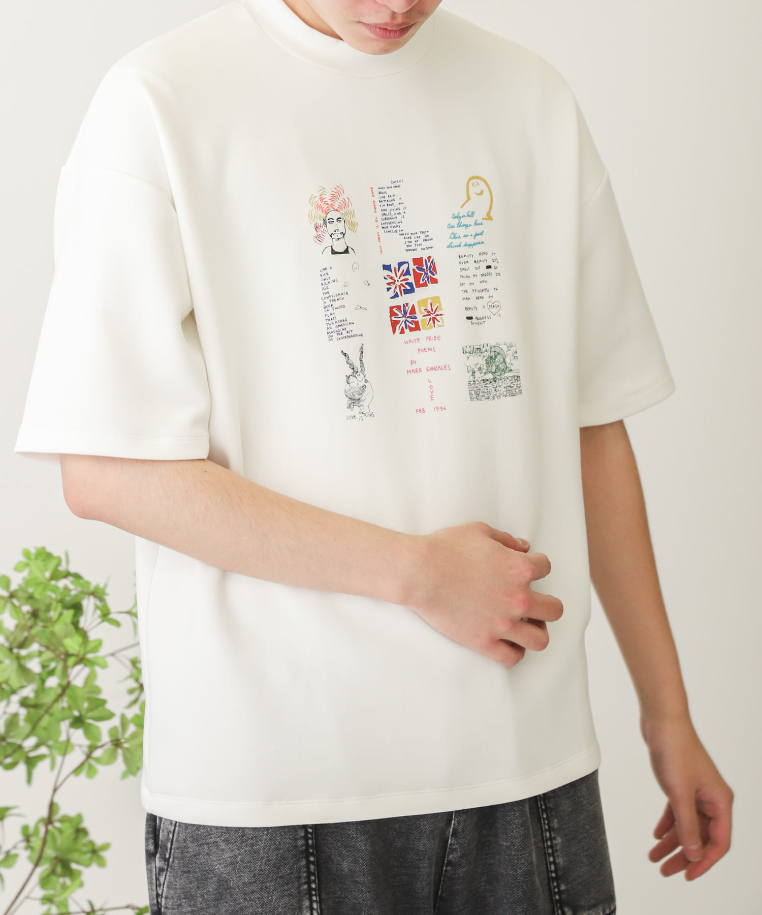 Mark Gonzales Sop 別注 マークゴンザレスtシャツ 5分袖 B 15 11b156 Urban Research公式ファッション通販 Mark Gonzales Sop 別注 マークゴンザレスtシャツ 5分袖 B 15 11b156 Urban Research公式ファッション通販