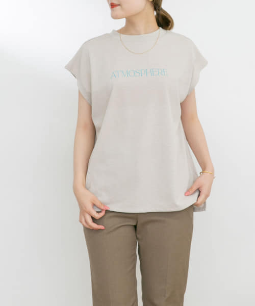 『UR TECH ひやサラクール』ロゴプリントTシャツ