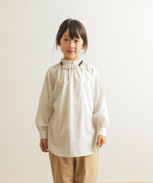 ARCH&LINE　2WAY FRILL BLOUSE