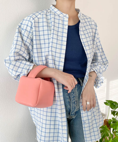 Couleur Meler imoko　オーバーチェックシャツ