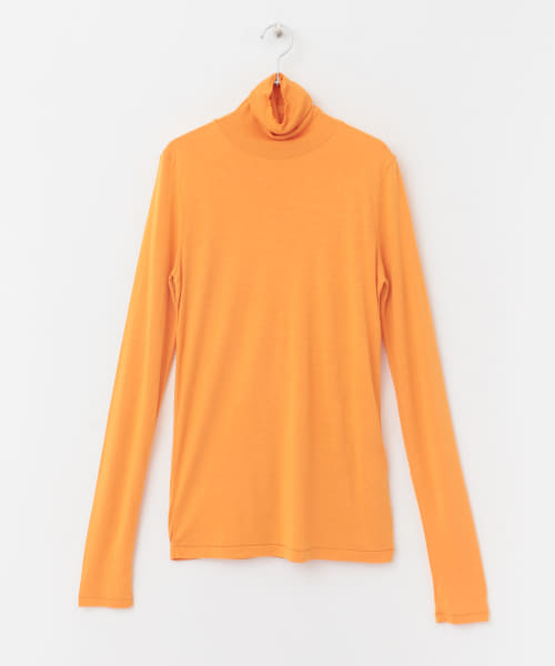ATON　MODALSILKJERSEY H/N LONG-SLEEVE