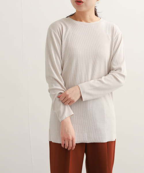 『UR TECH』テレコクルーネックTシャツ
