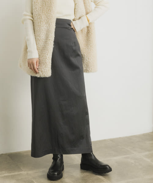[URBAN RESEARCH][サテンストレートスカート]