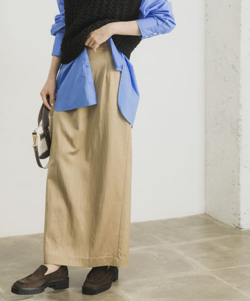 [URBAN RESEARCH][サテンストレートスカート]