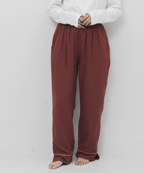 URBAN RESEARCH×UCHINO　ソフトタッチガーゼパジャマパンツ