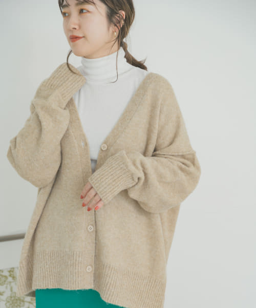 [ITEMS][『UR GREEN』タートルネックリブトップス]